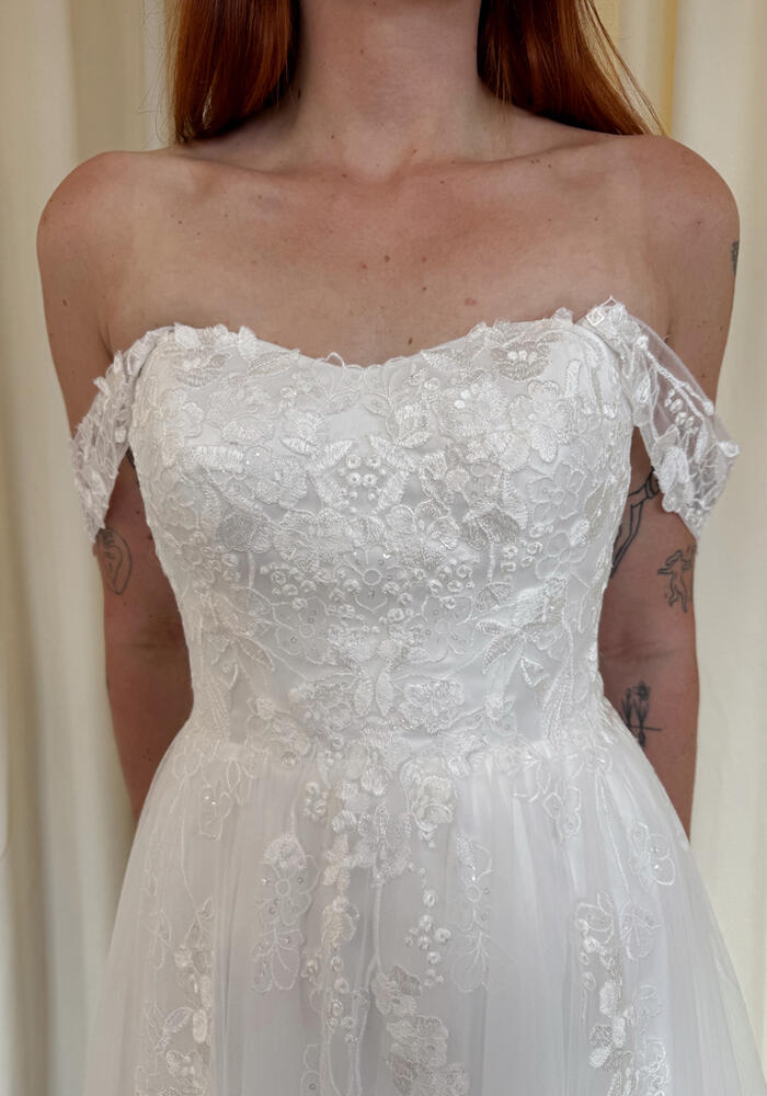 Forget Me Knot Amaia No Plunge | Wedding Dress New Zealand