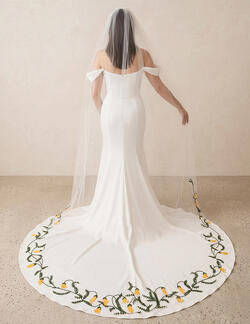 NZ Kōwhai Floral Veil