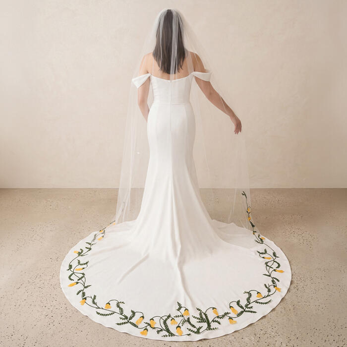 NZ Kōwhai Floral Veil