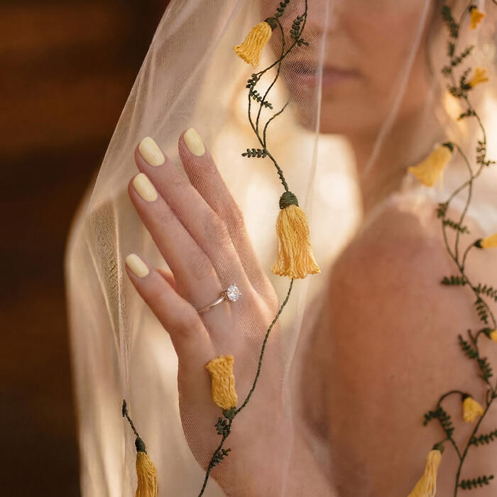 NZ Kōwhai Floral Veil