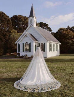 NZ Kōwhai Floral Veil