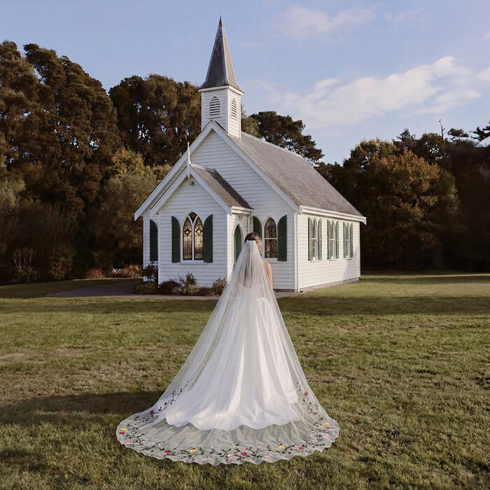 NZ Natives Floral Veil