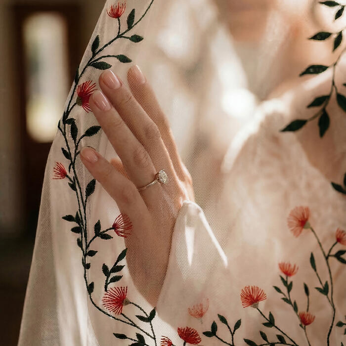 NZ Pōhutukawa Floral Veil