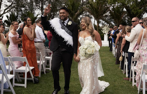 Captivating Estate Wedding at Puketutu Island Estate