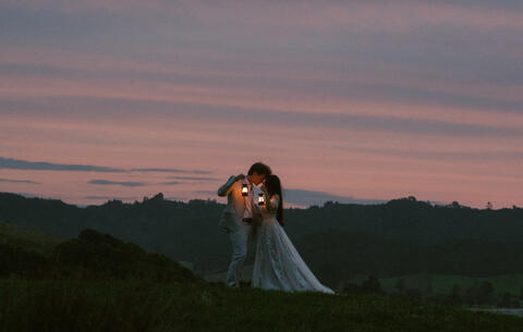 Enchanting Outdoor Auckland Wedding