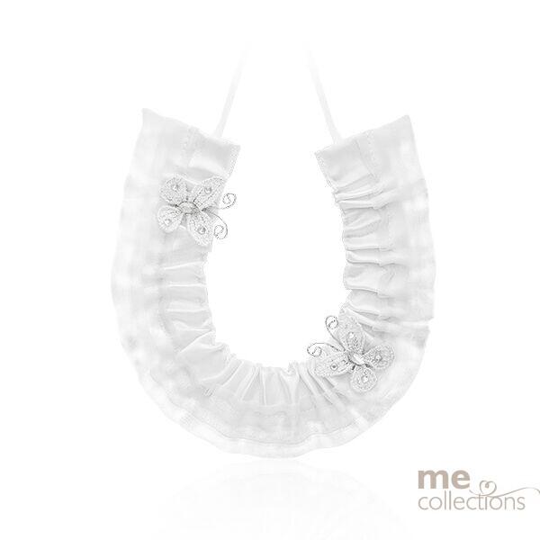 Embroidered butterfly horseshoe