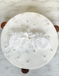 Chantilly lace garter