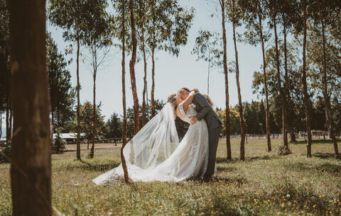 A Joyful Outdoor Wedding on the Family Farm