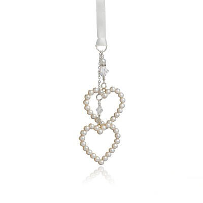 Double pearl heart