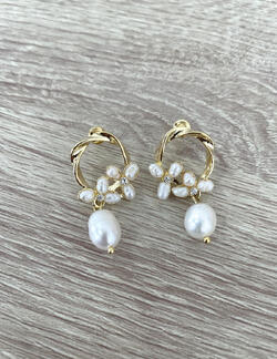Pearl hoops