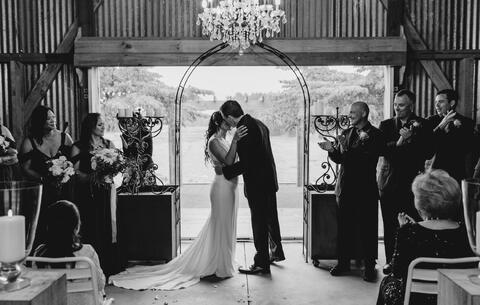 Intimate Barn Wedding at Sudbury