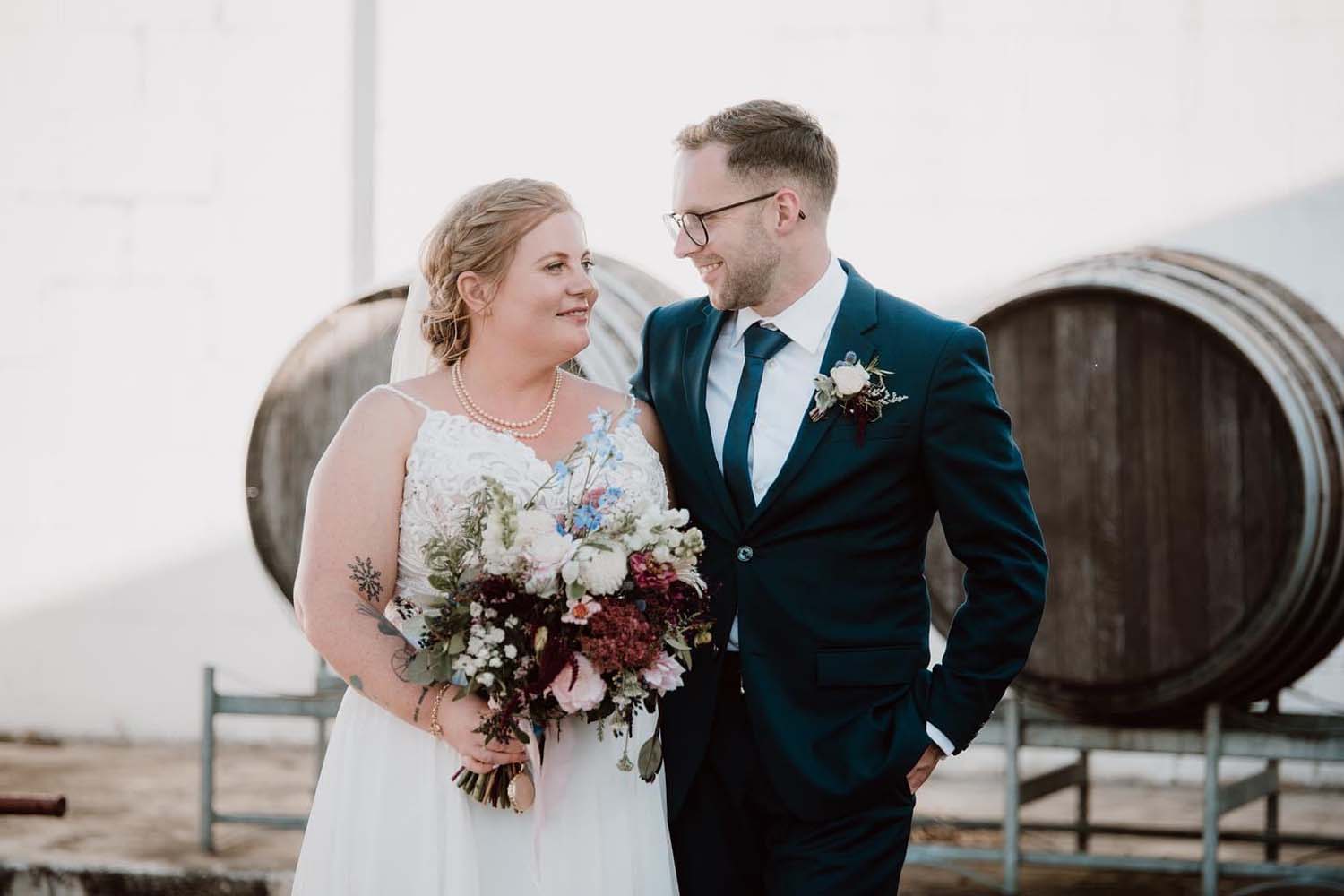 Captivating Vineyard Wedding in Waikato