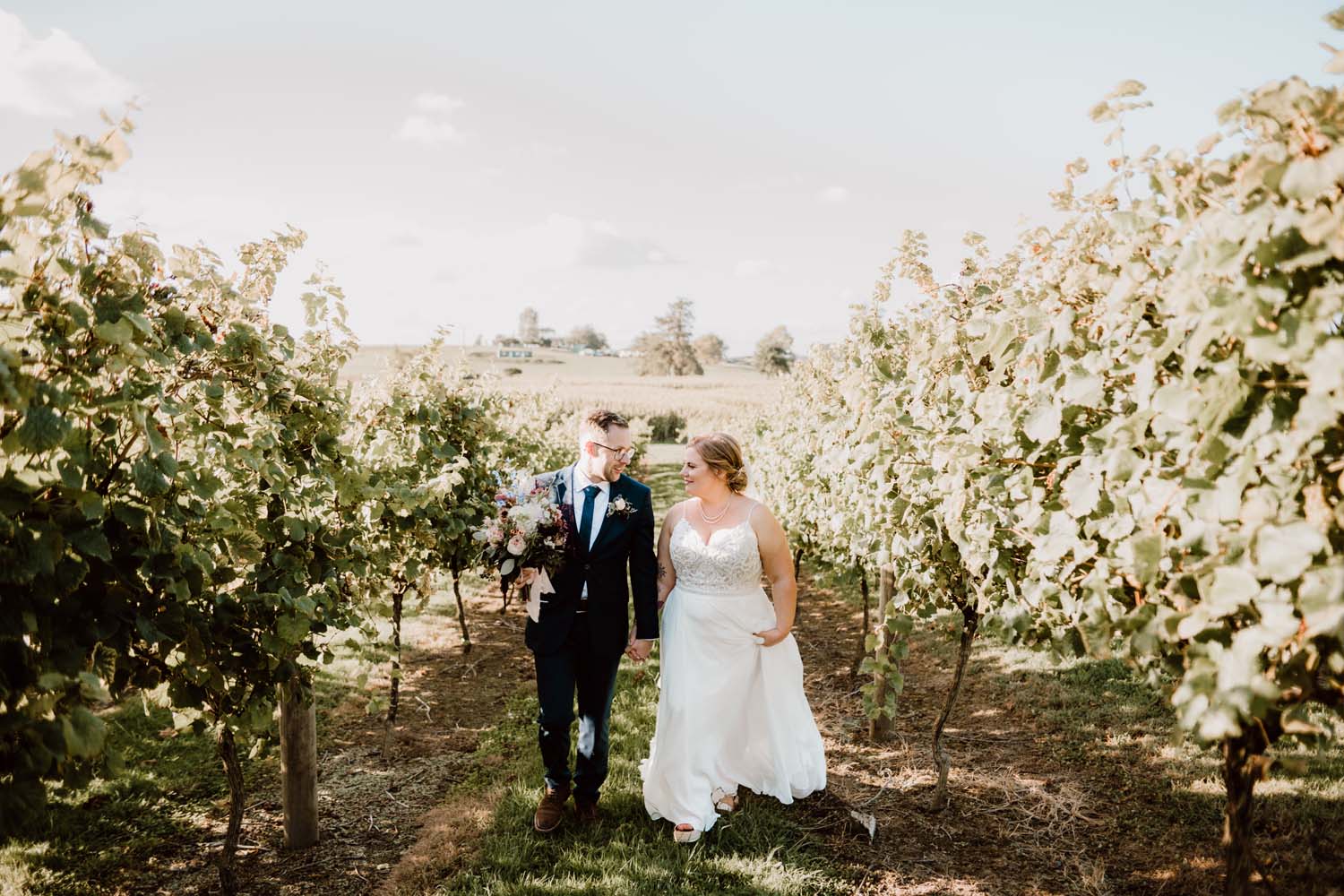 Captivating Vineyard Wedding in Waikato