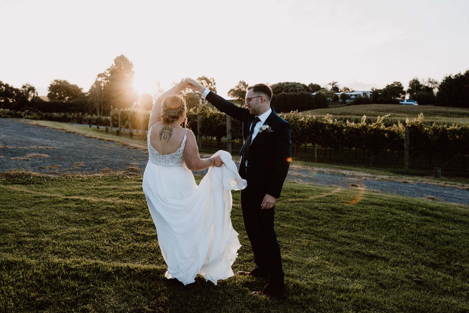 Captivating Vineyard Wedding in Waikato