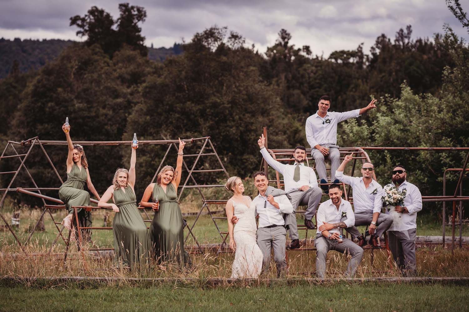 Summer Lake Wedding in Rotorua 