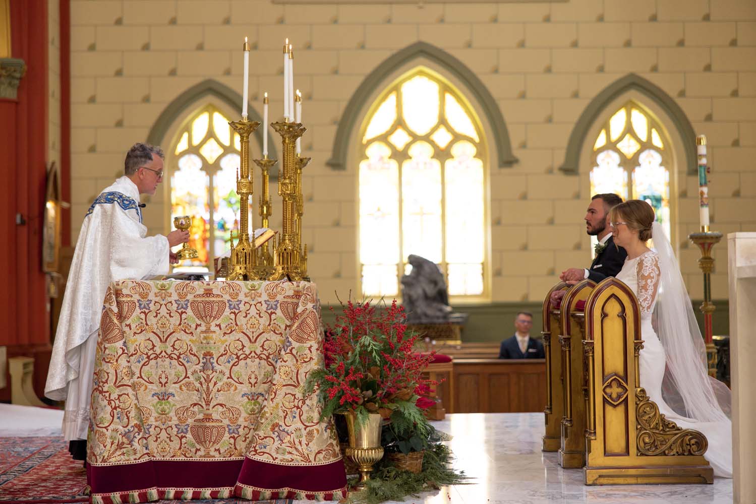 Majestic Church Wedding in Tulsa