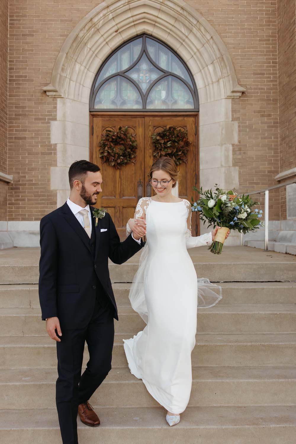 Majestic Church Wedding in Tulsa