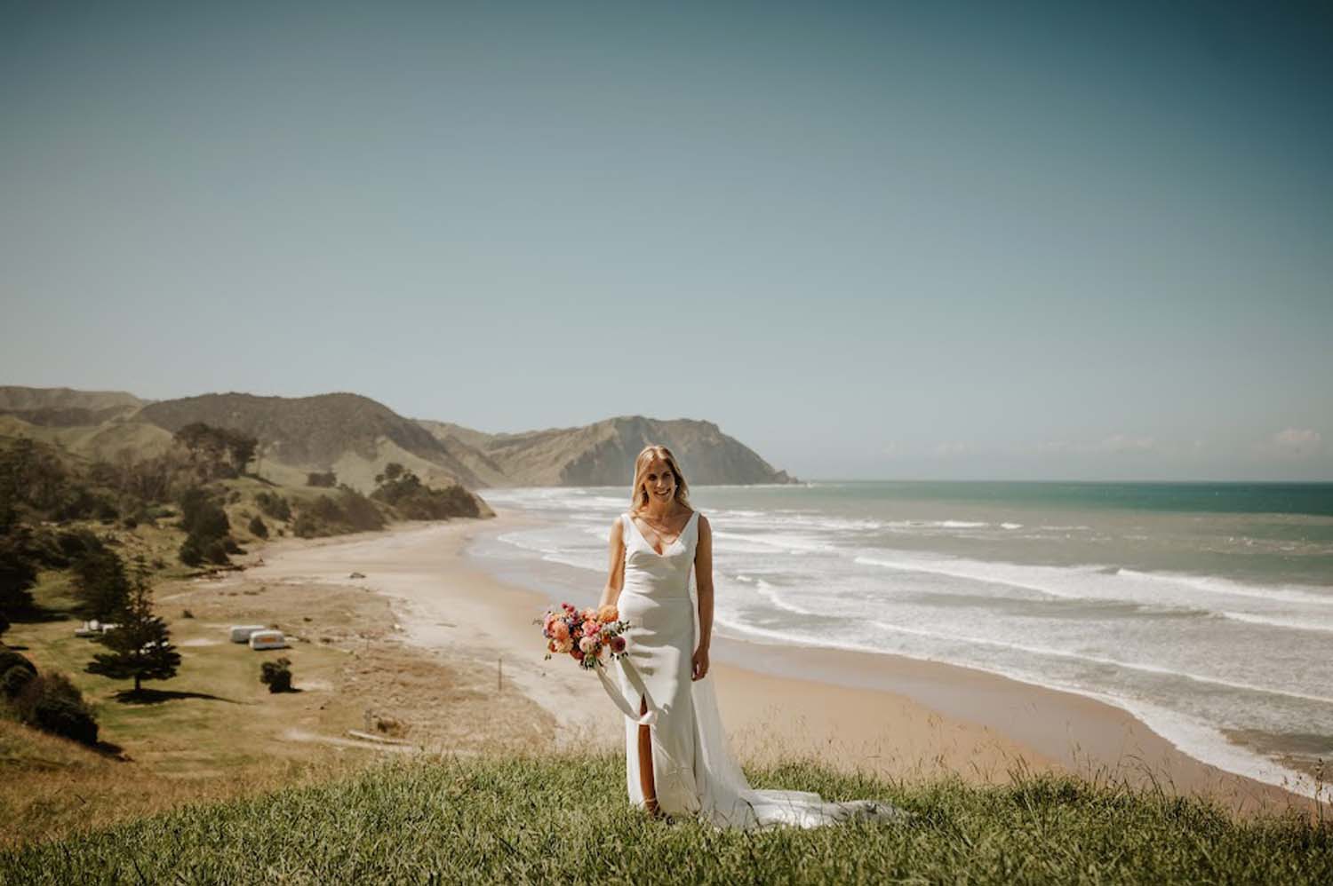 Stunning Sunny Beach Wedding in Gisborne