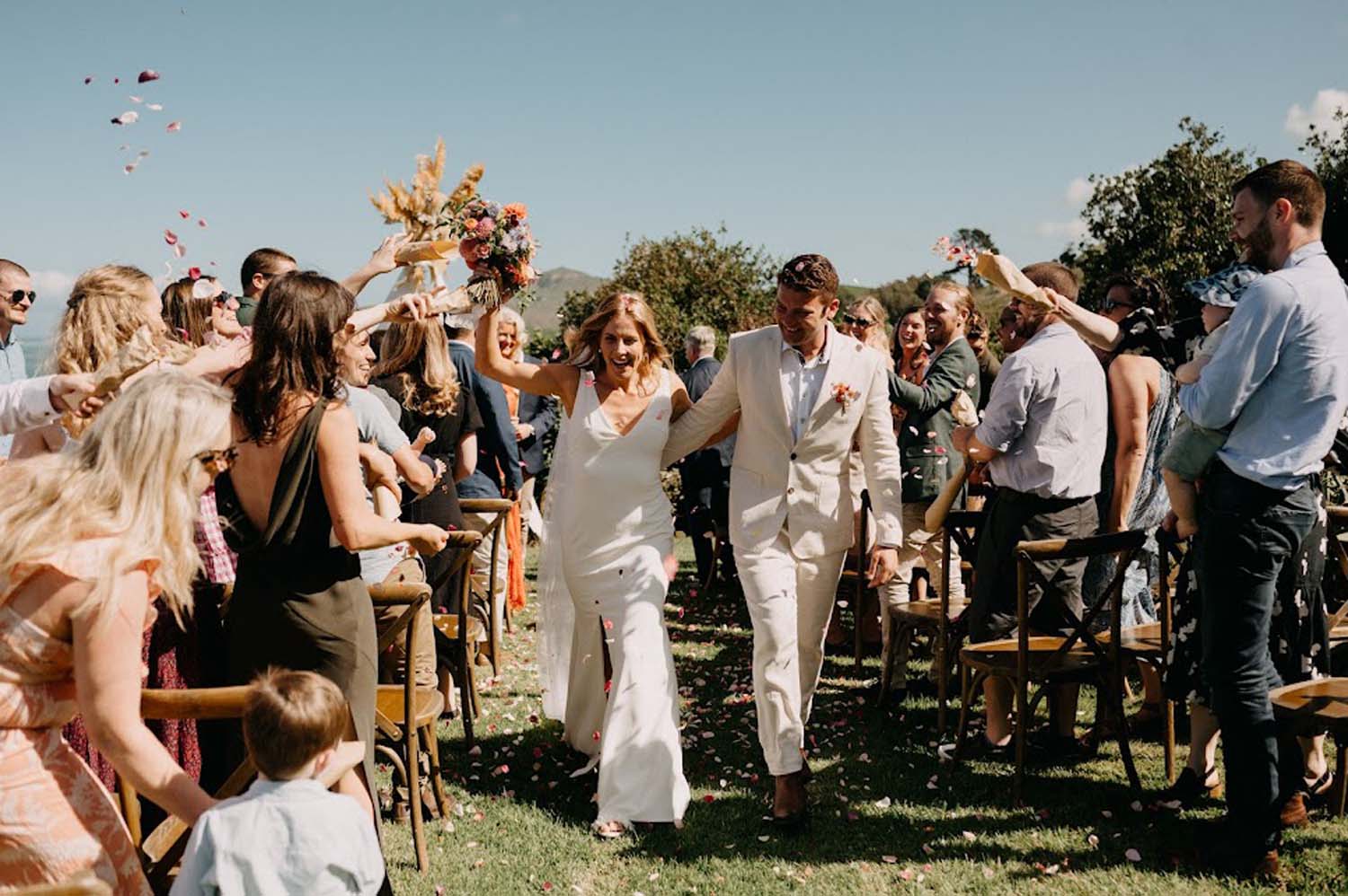 Stunning Sunny Beach Wedding in Gisborne