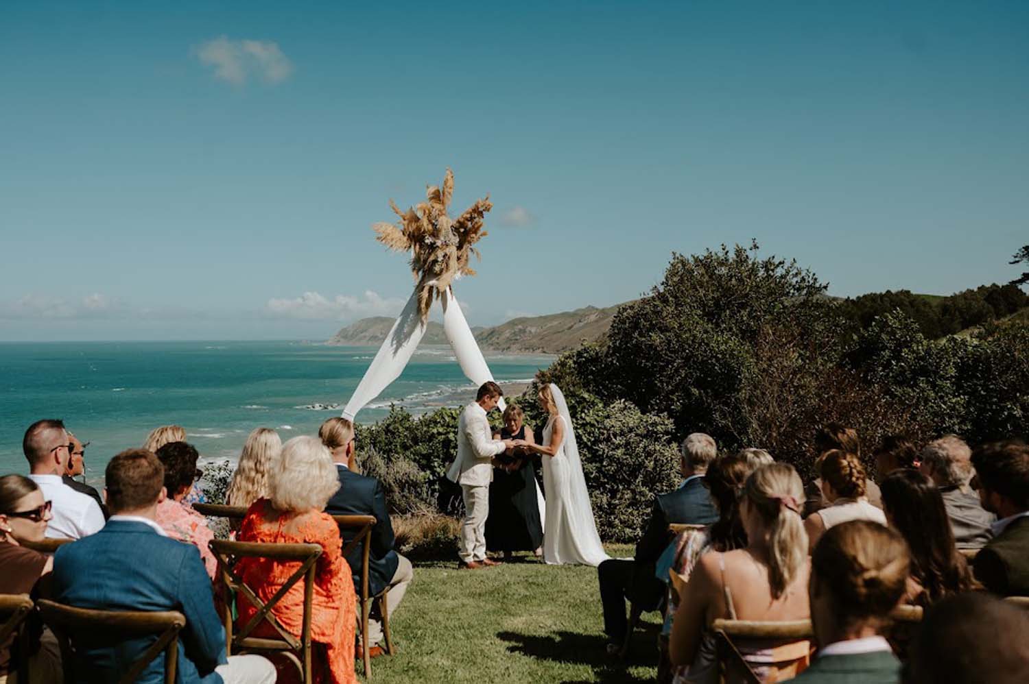 Stunning Sunny Beach Wedding in Gisborne