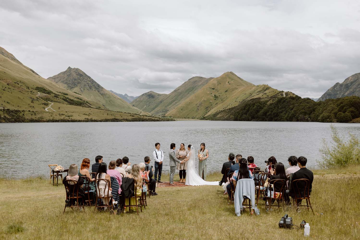 Picturesque Queenstown Lake Wedding