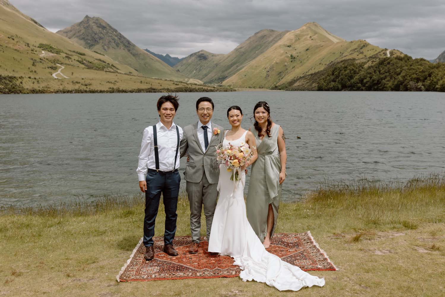 Picturesque Queenstown Lake Wedding