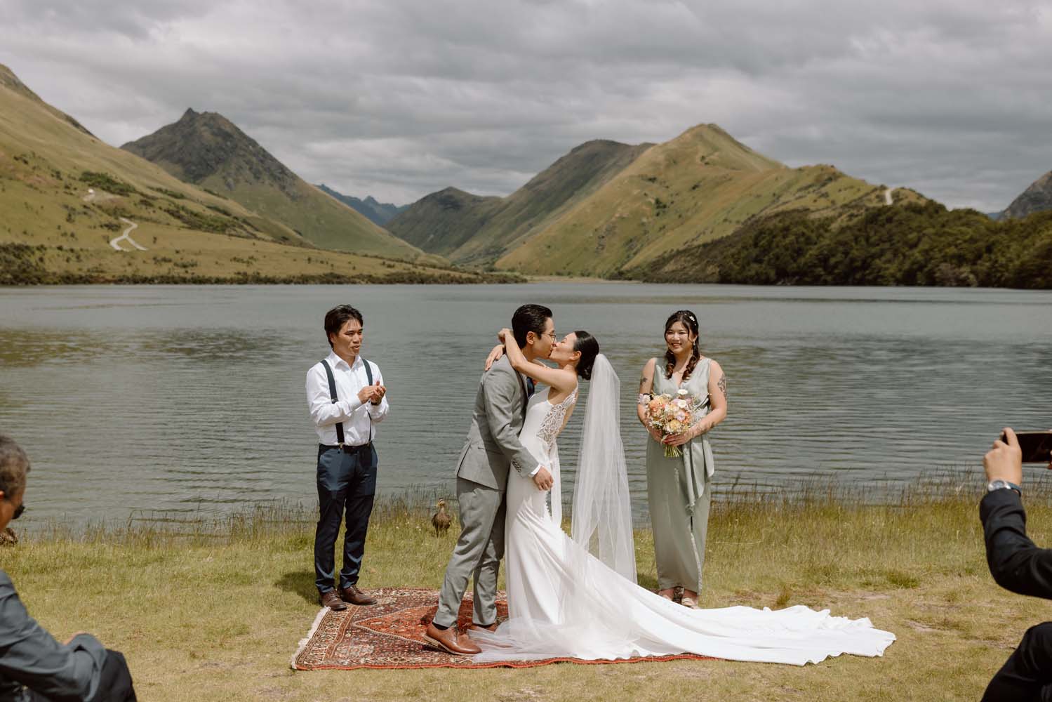 Picturesque Queenstown Lake Wedding