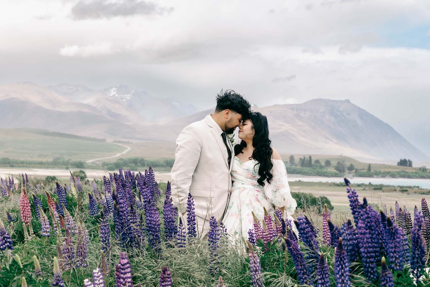 Breathtaking Church wedding at Lake Tekapo