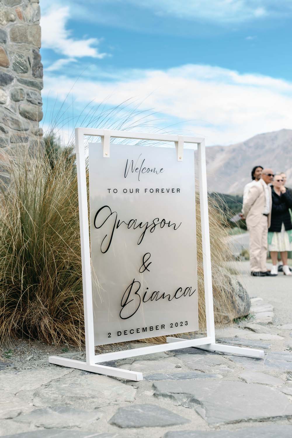 Breathtaking Church wedding at Lake Tekapo