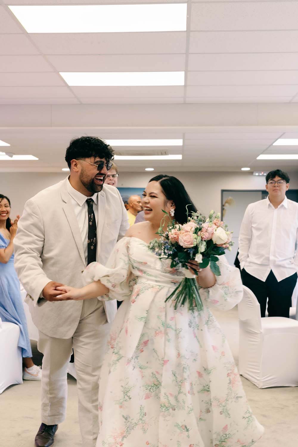 Breathtaking Church wedding at Lake Tekapo