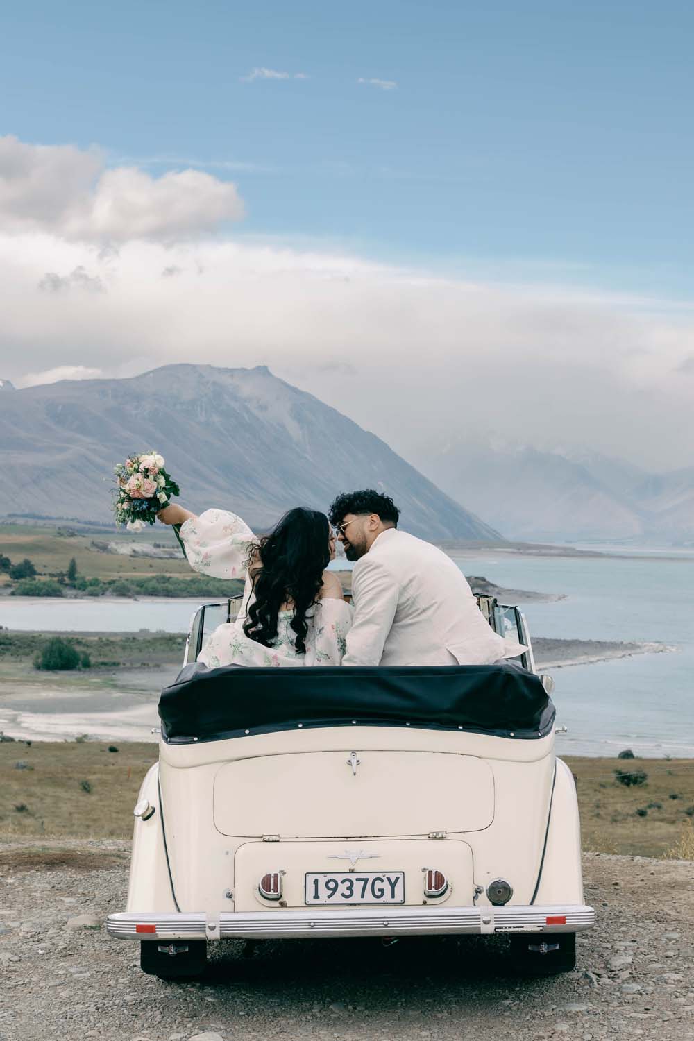 Breathtaking Church wedding at Lake Tekapo