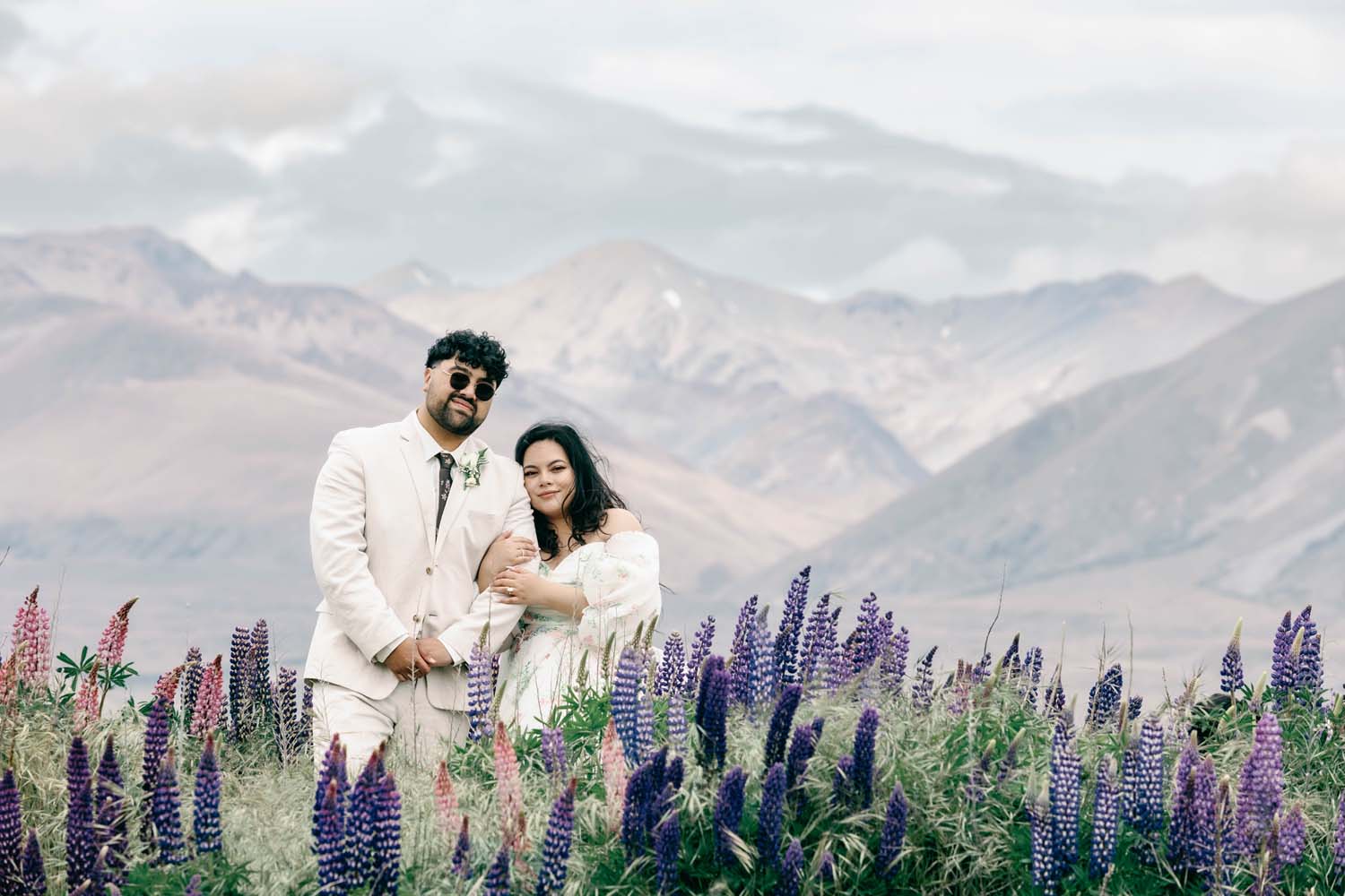 Breathtaking Church wedding at Lake Tekapo