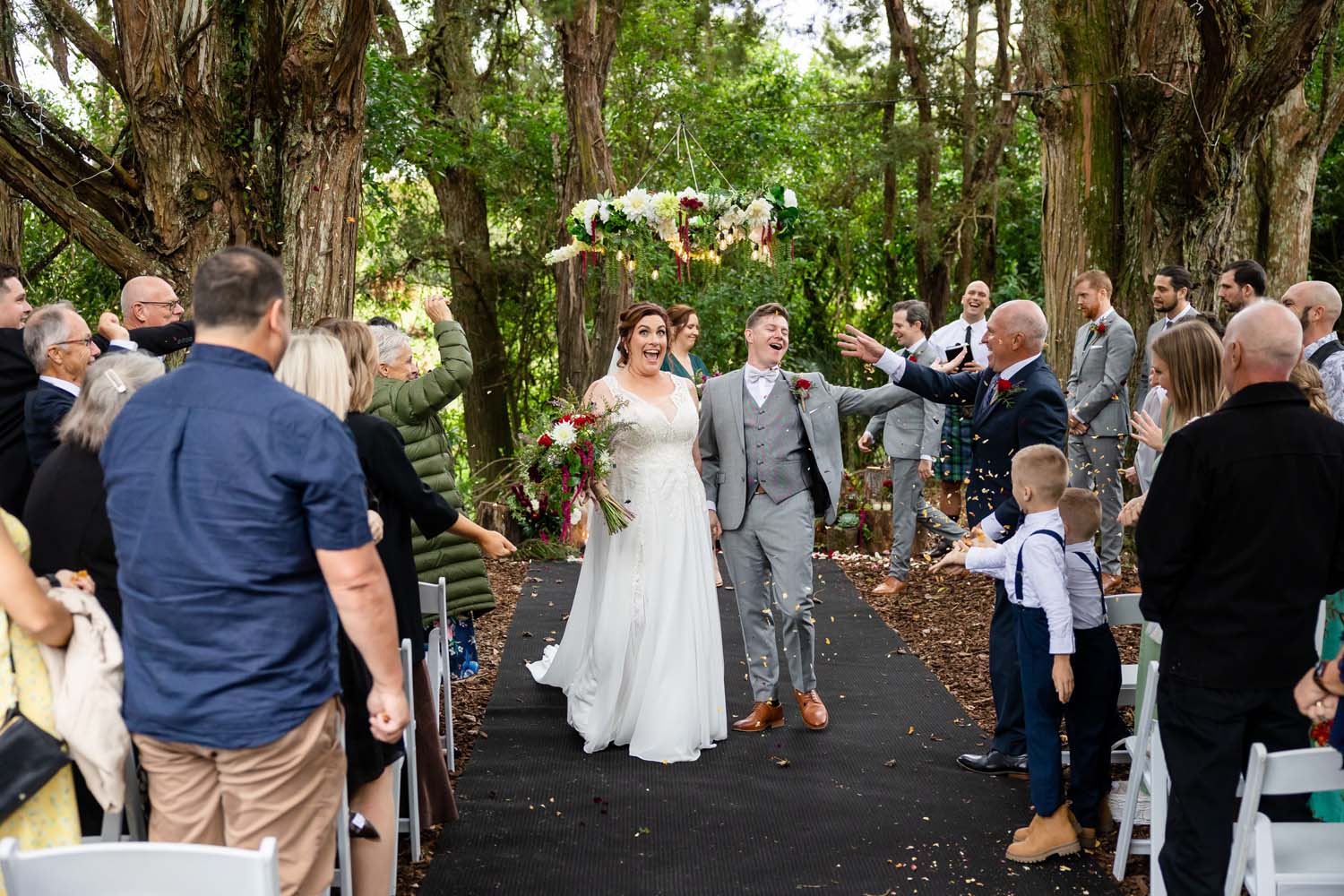 Vibrant Forest Wedding at Kumeu Valley Estate