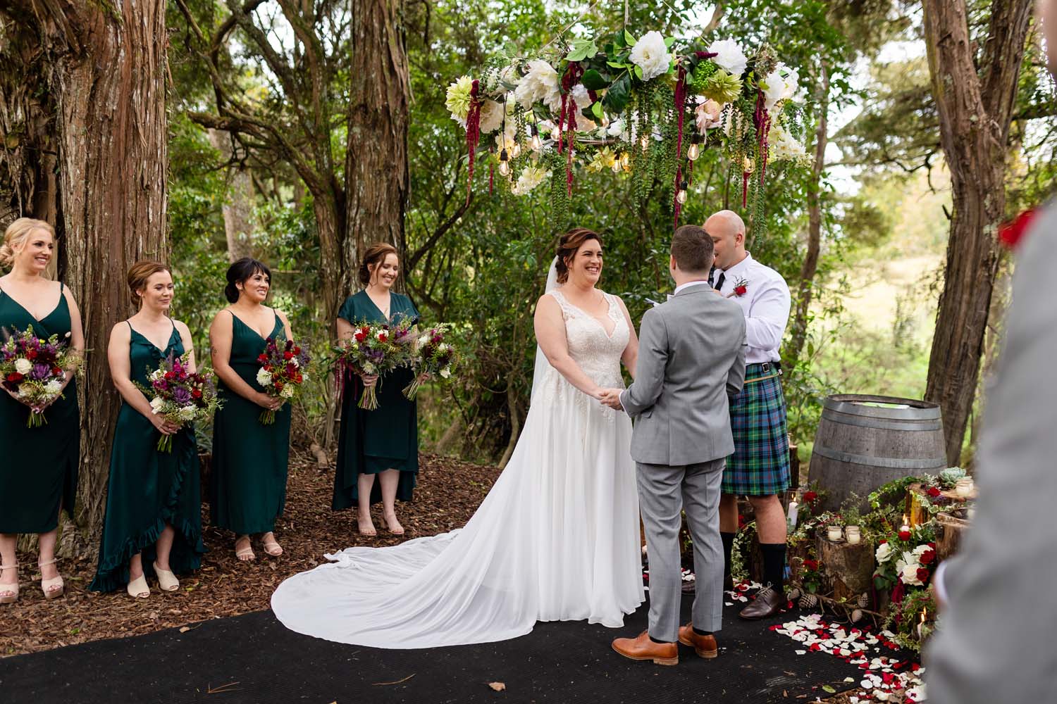 Vibrant Forest Wedding at Kumeu Valley Estate