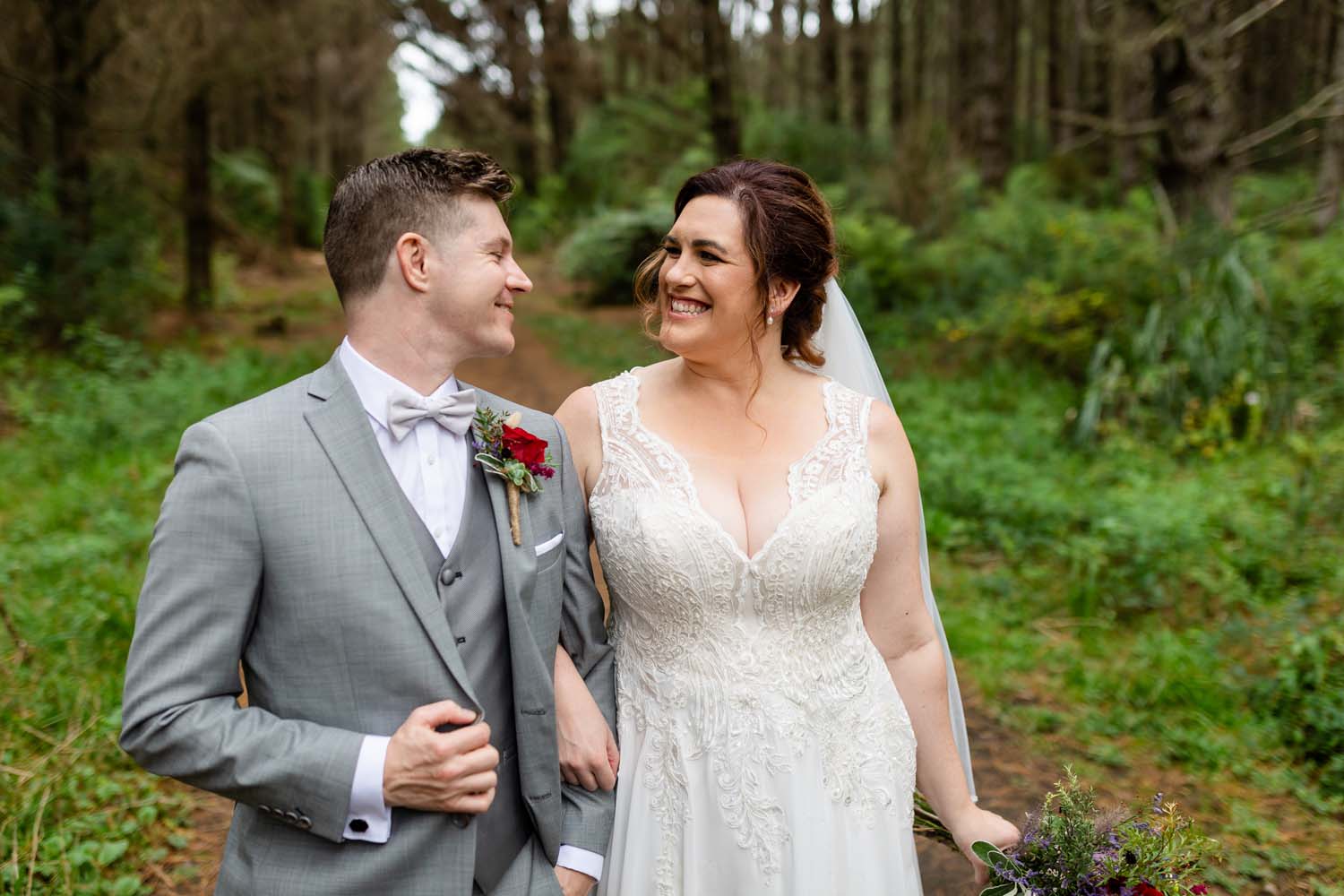 Vibrant Forest Wedding at Kumeu Valley Estate