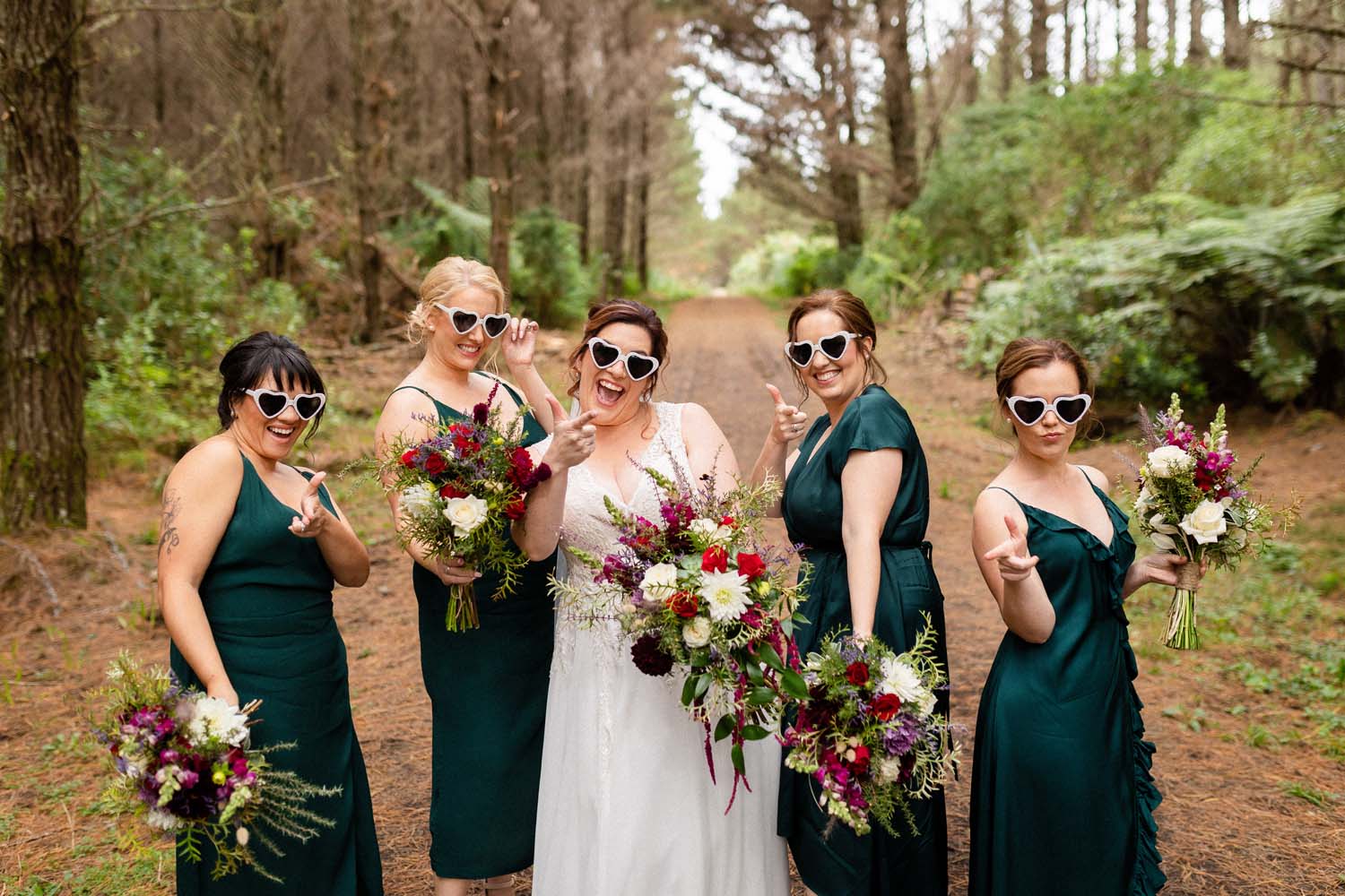 Vibrant Forest Wedding at Kumeu Valley Estate