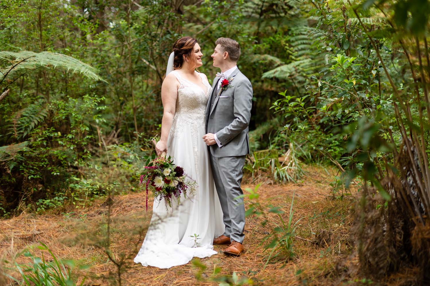 Vibrant Forest Wedding at Kumeu Valley Estate