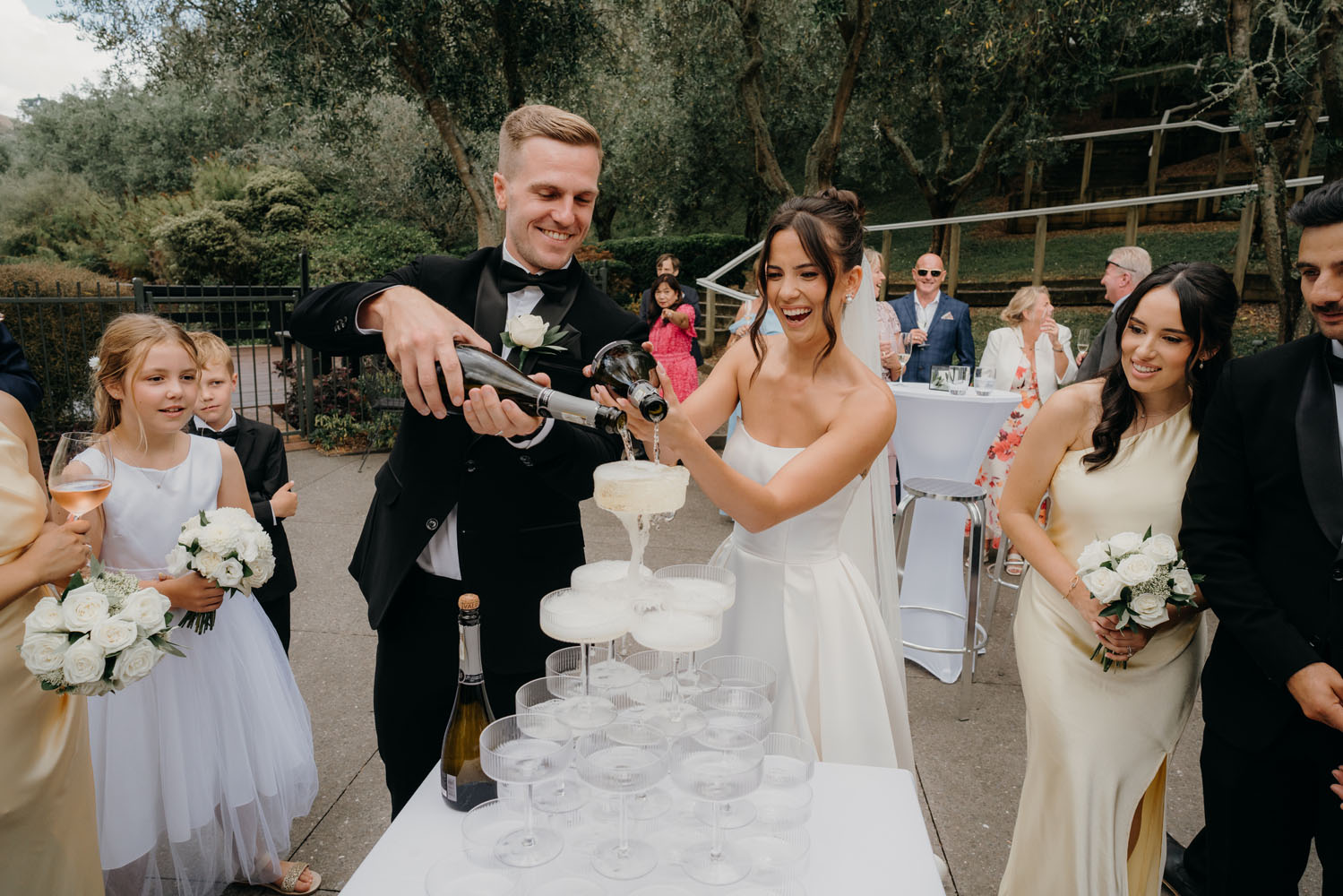 Romantic Auckland Wedding at Bracu Estate