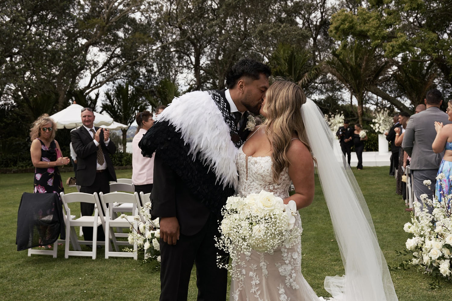 Captivating Estate Wedding at Puketutu Island Estate