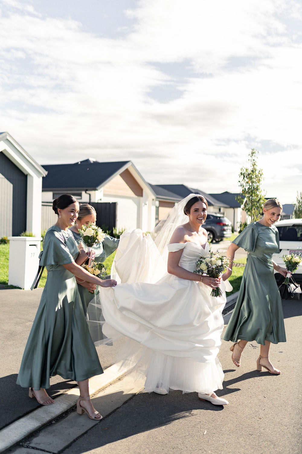Classic Church and Garden Wedding in Christchurch