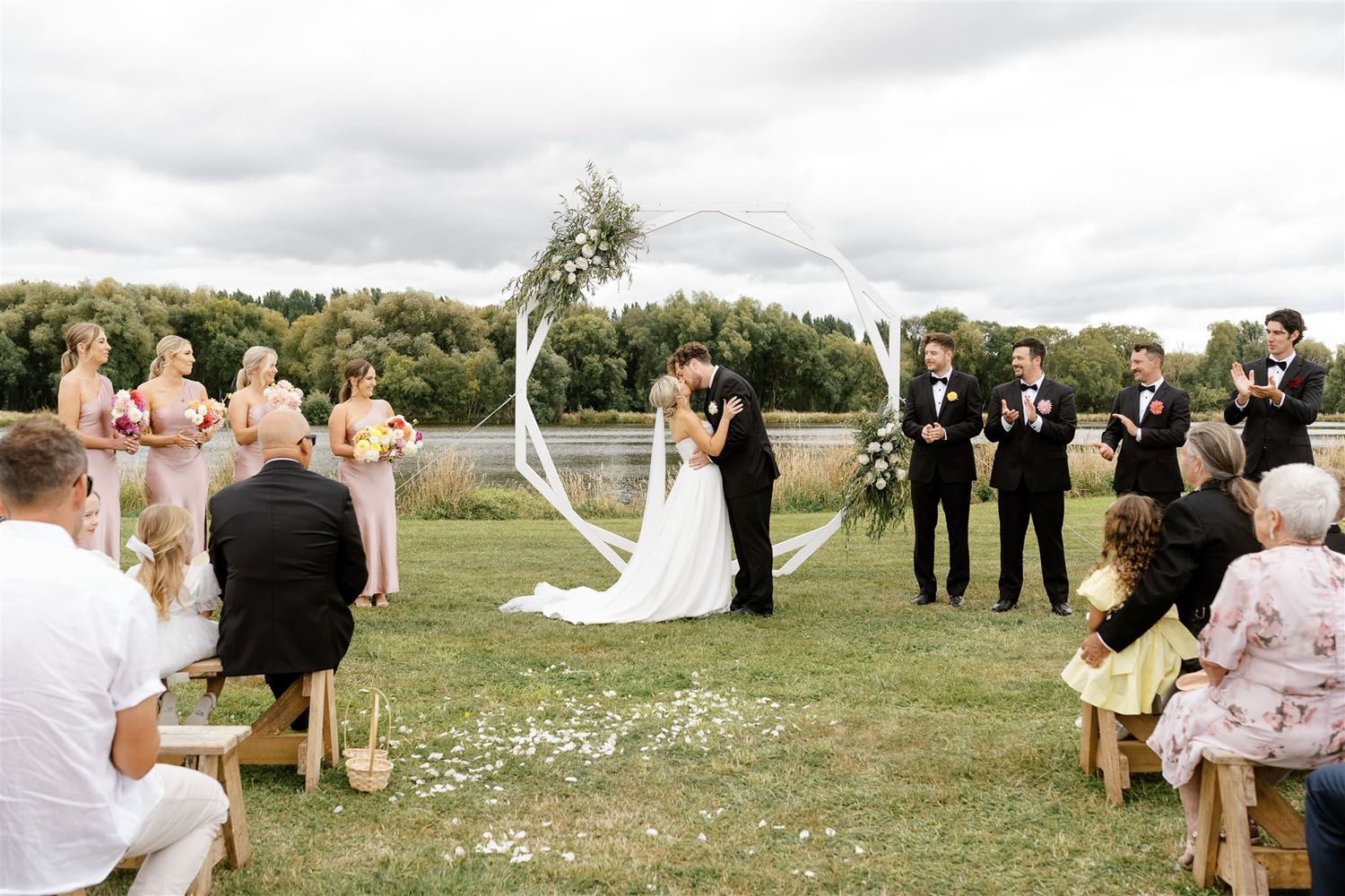 Idyllic Outdoor Wedding at Backpaddock Lakes