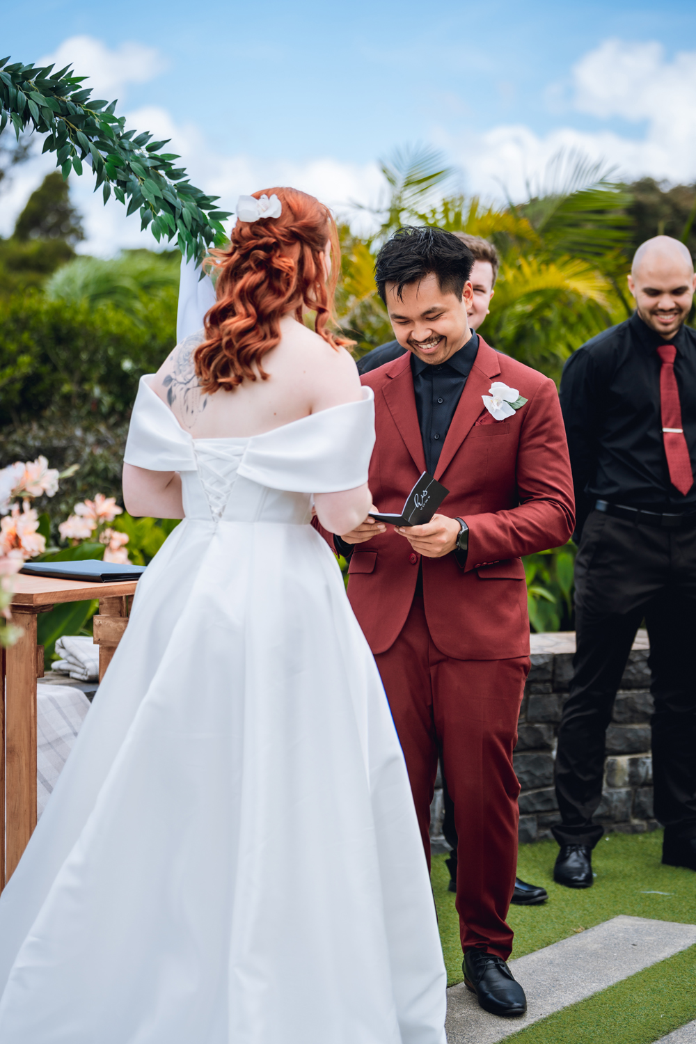 Intimate Garden Wedding in Auckland