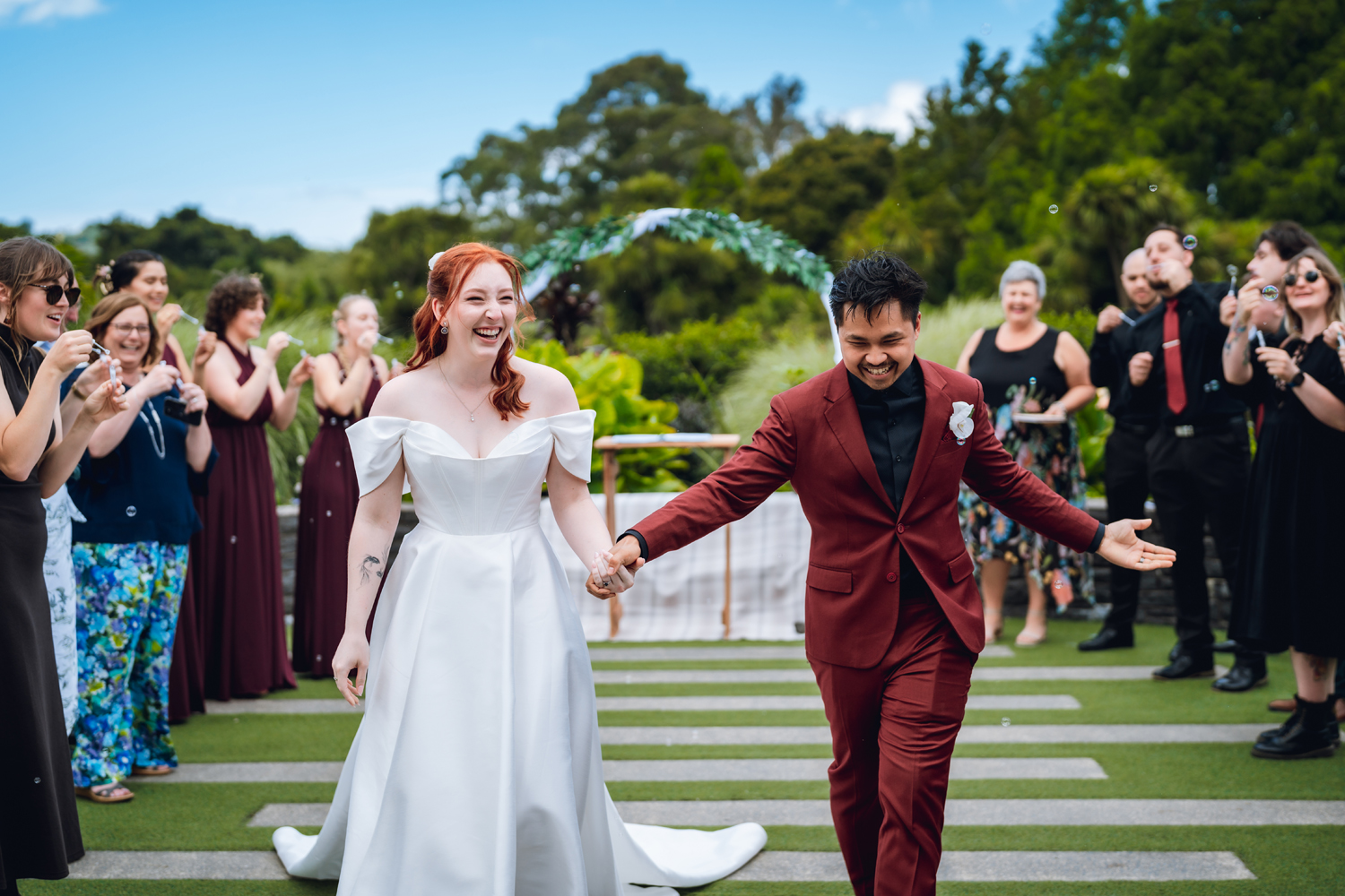 Intimate Garden Wedding in Auckland