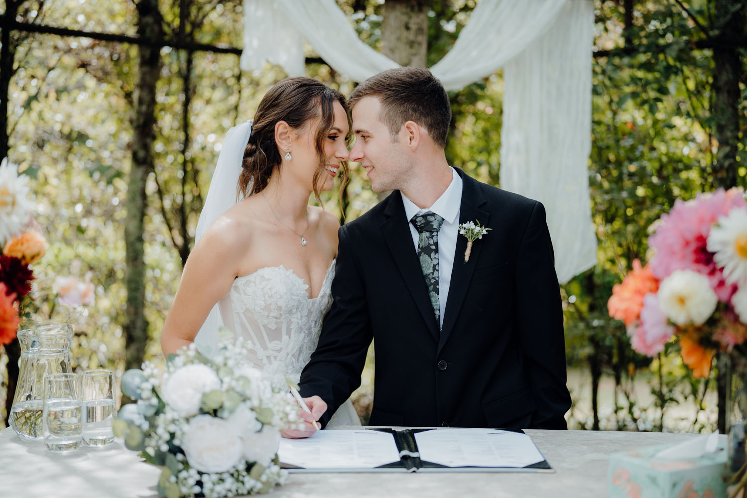 Picturesque Garden Wedding at TreeChurch and Gardens