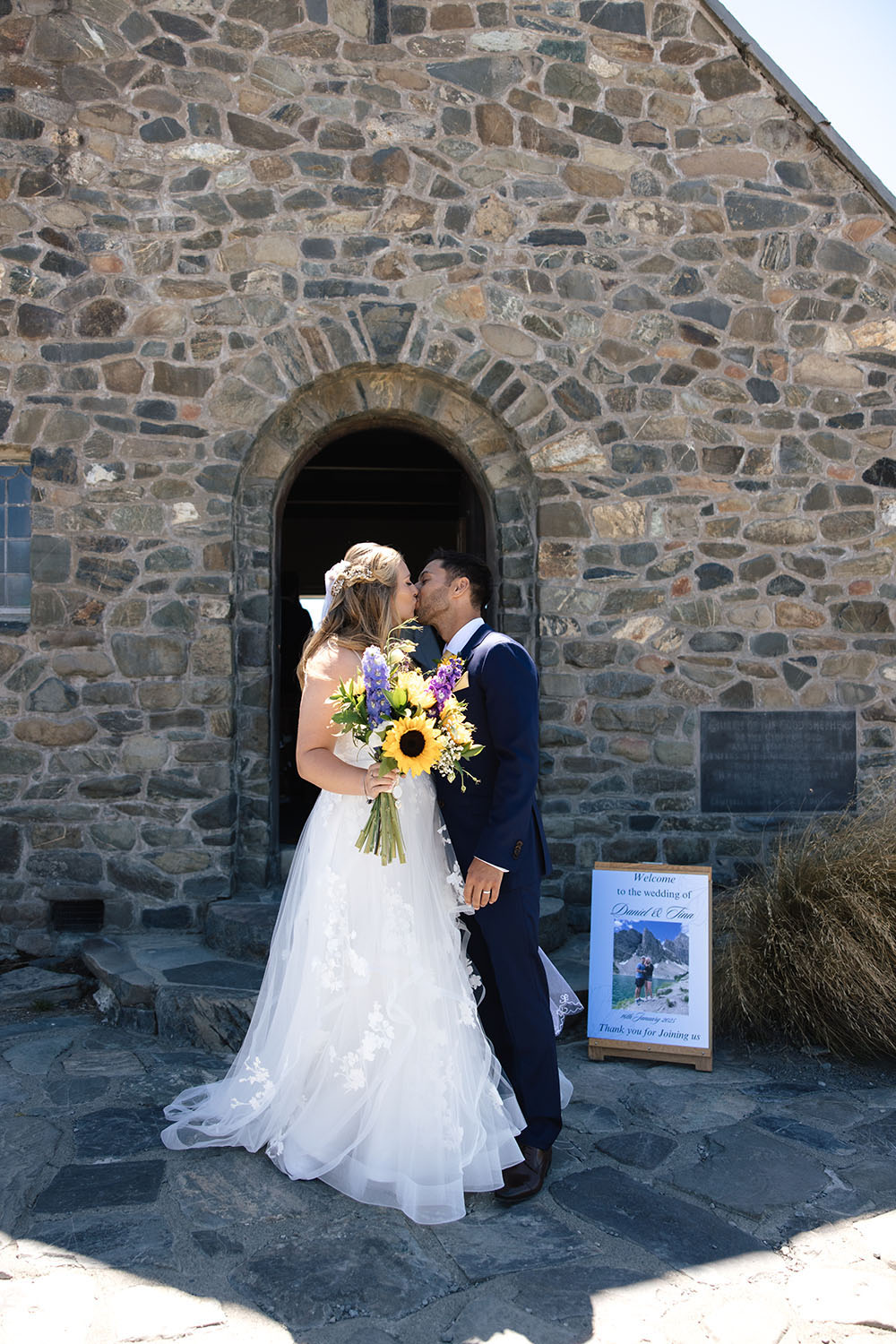 Intimate & Dreamy Church Wedding at Lake Tekapo