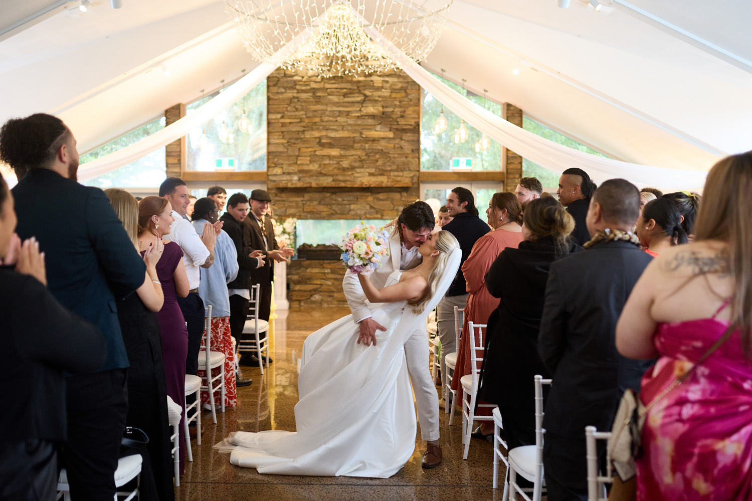 A Fun Estate Wedding at Markovina