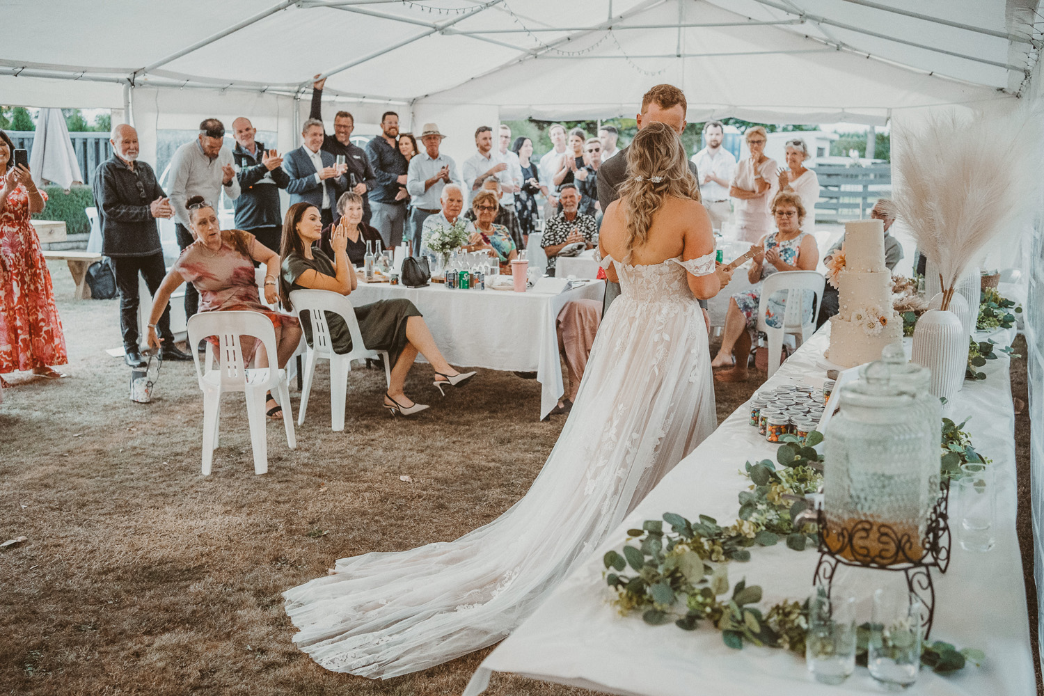 A Joyful Outdoor Wedding on the Family Farm