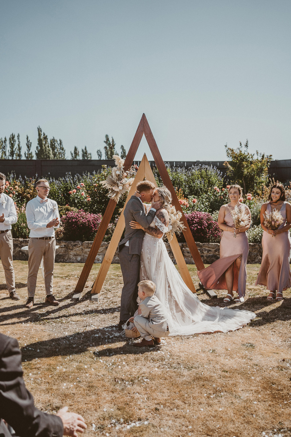 A Joyful Outdoor Wedding on the Family Farm