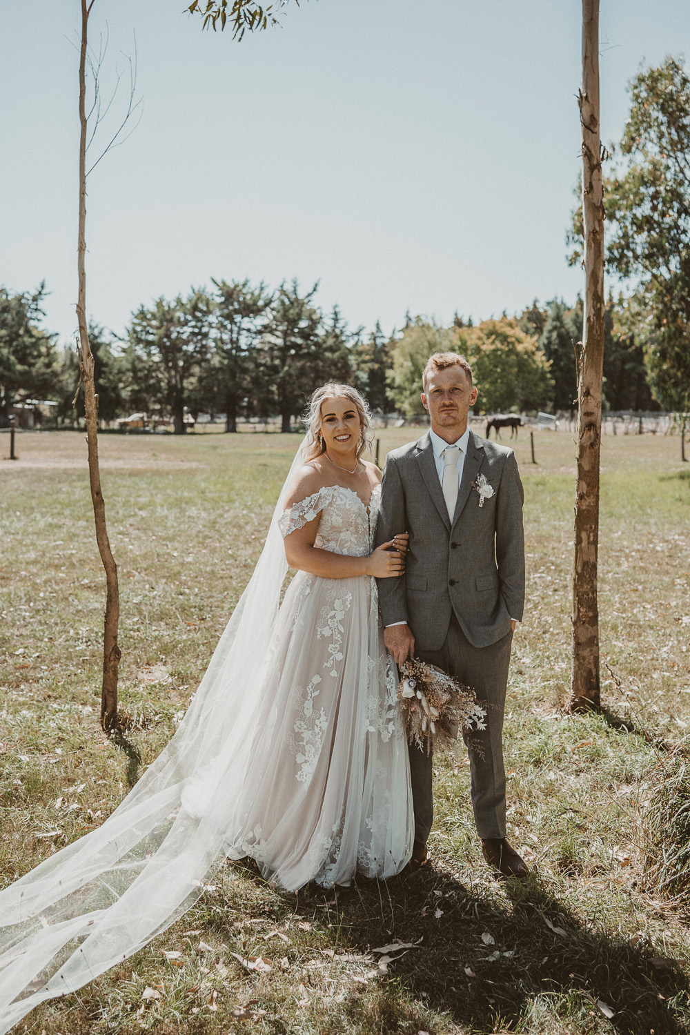 A Joyful Outdoor Wedding on the Family Farm