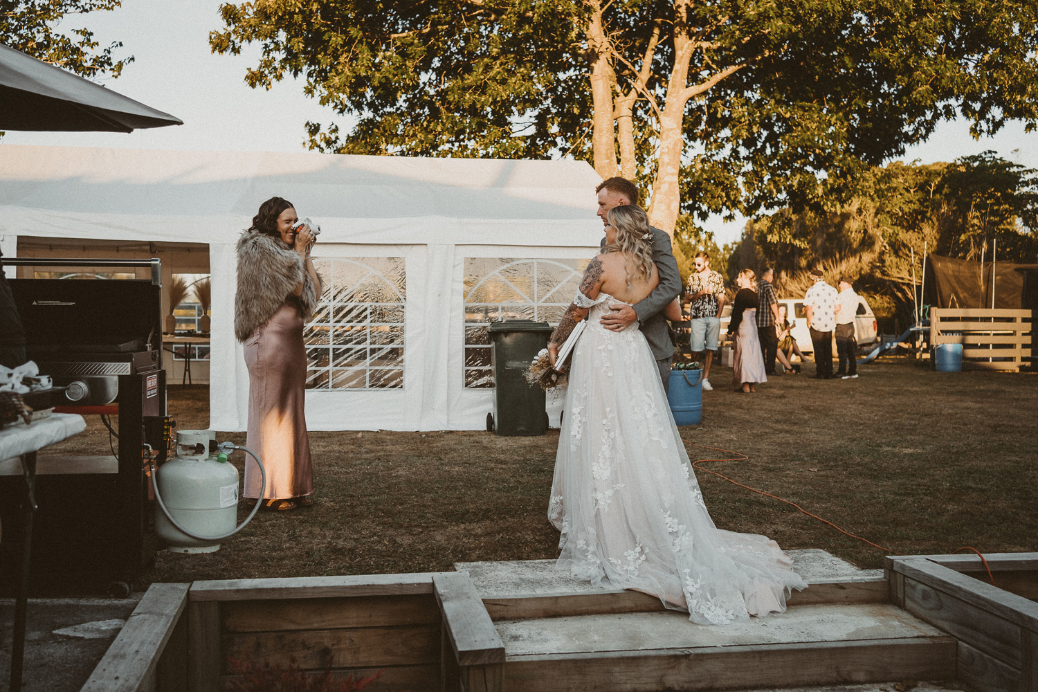 A Joyful Outdoor Wedding on the Family Farm